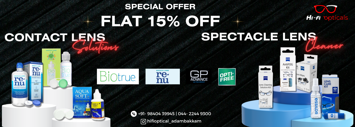 Lens solutions offer